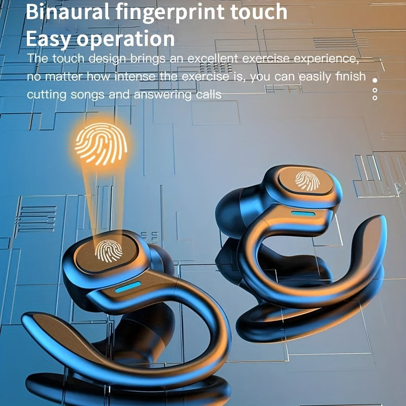 ANKRIYUL True Wireless Earbuds | Sport-Friendly, Touch Control, USB-C LED Case