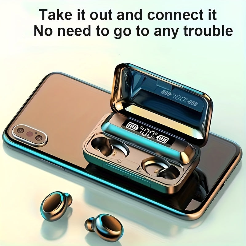 F9 Wireless Earbuds: Hi-Fi Sound for iPhone & Android