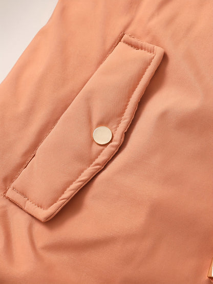 Women's Hooded Fleece | Mid-Long Windproof Coat