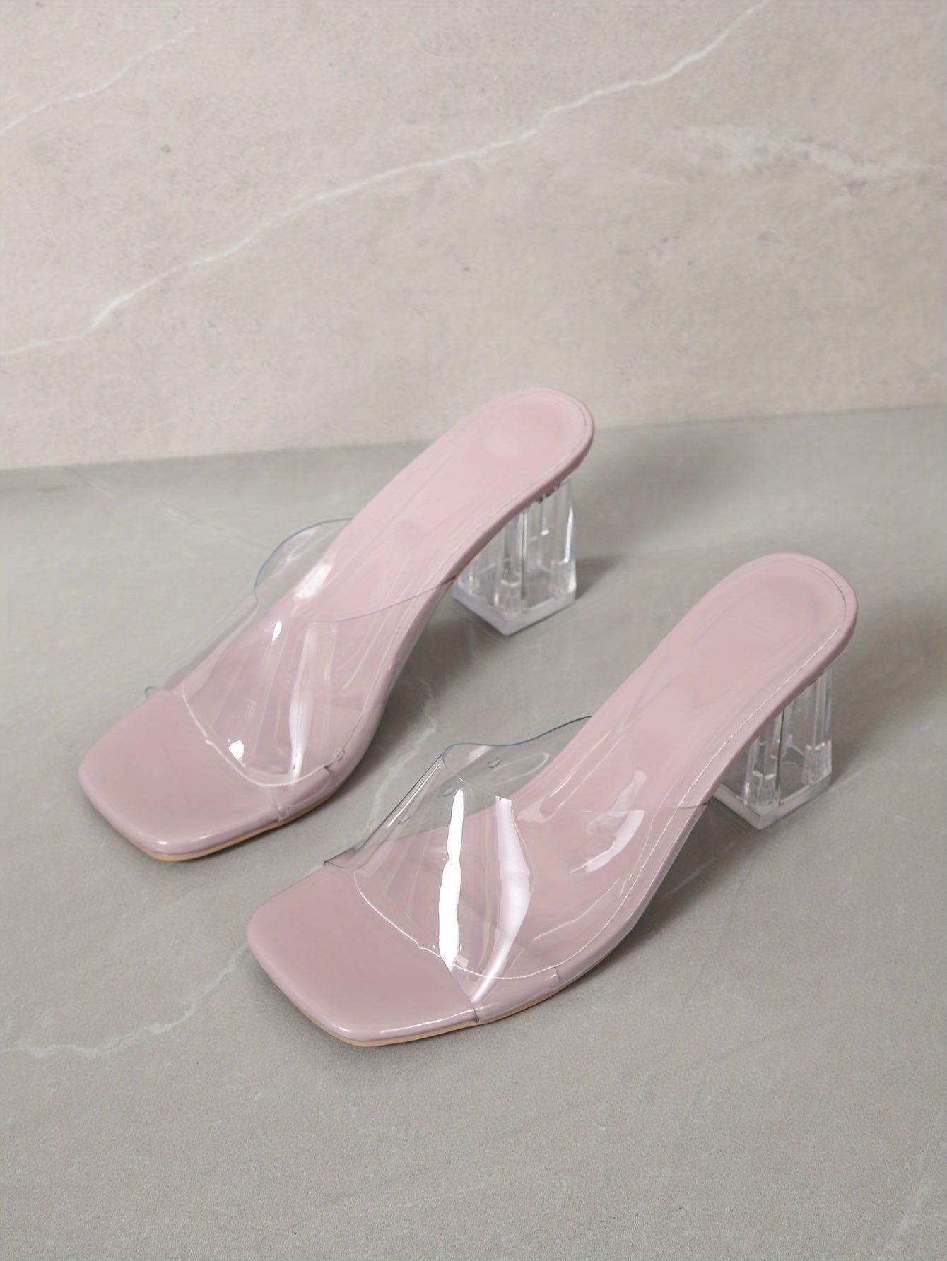 Women's Crystal Chunky Heel Sandals