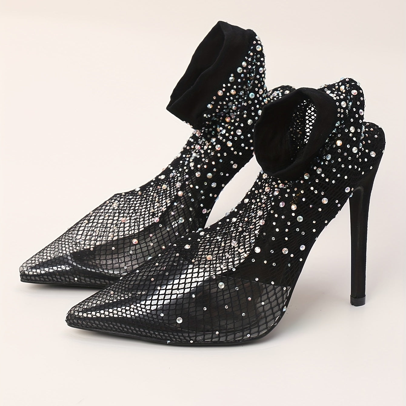 Women's Rhinestone Decor Stiletto Heels