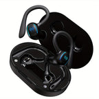 Active Pro Earbuds: Earhook Design for Running & Gym | LED Case Included