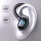 Active Pro Earbuds: Earhook Design for Running & Gym | LED Case Included