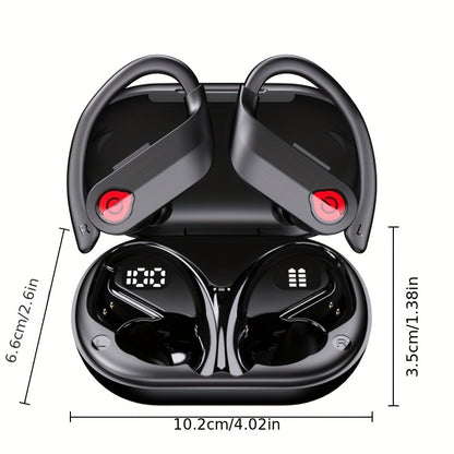 Secure-Fit Sport Earbuds | Ergonomic Earhook, Sweat-Resistant & Hi-Fi Sound