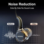 Transparent Wired Earbuds - HD Gaming & Sports Earphones, Secure Fit, Sweat-Resistant