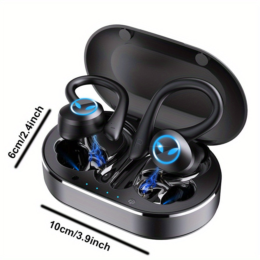 Wireless Sport Earbuds with Ear Hook | Waterproof & Touch Control