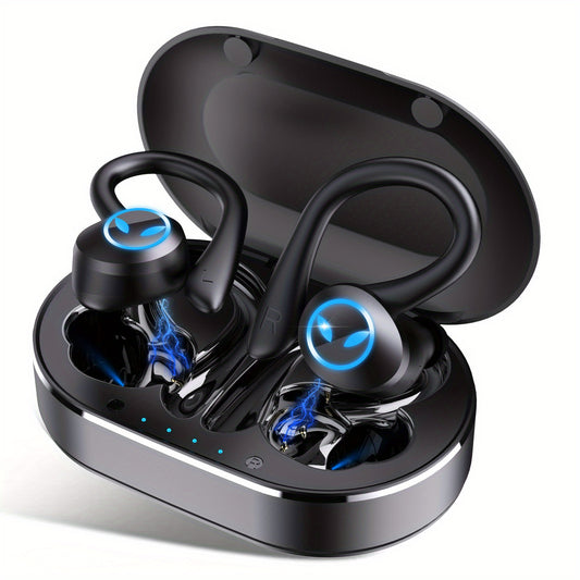 Wireless Sport Earbuds with Ear Hook | Waterproof & Touch Control