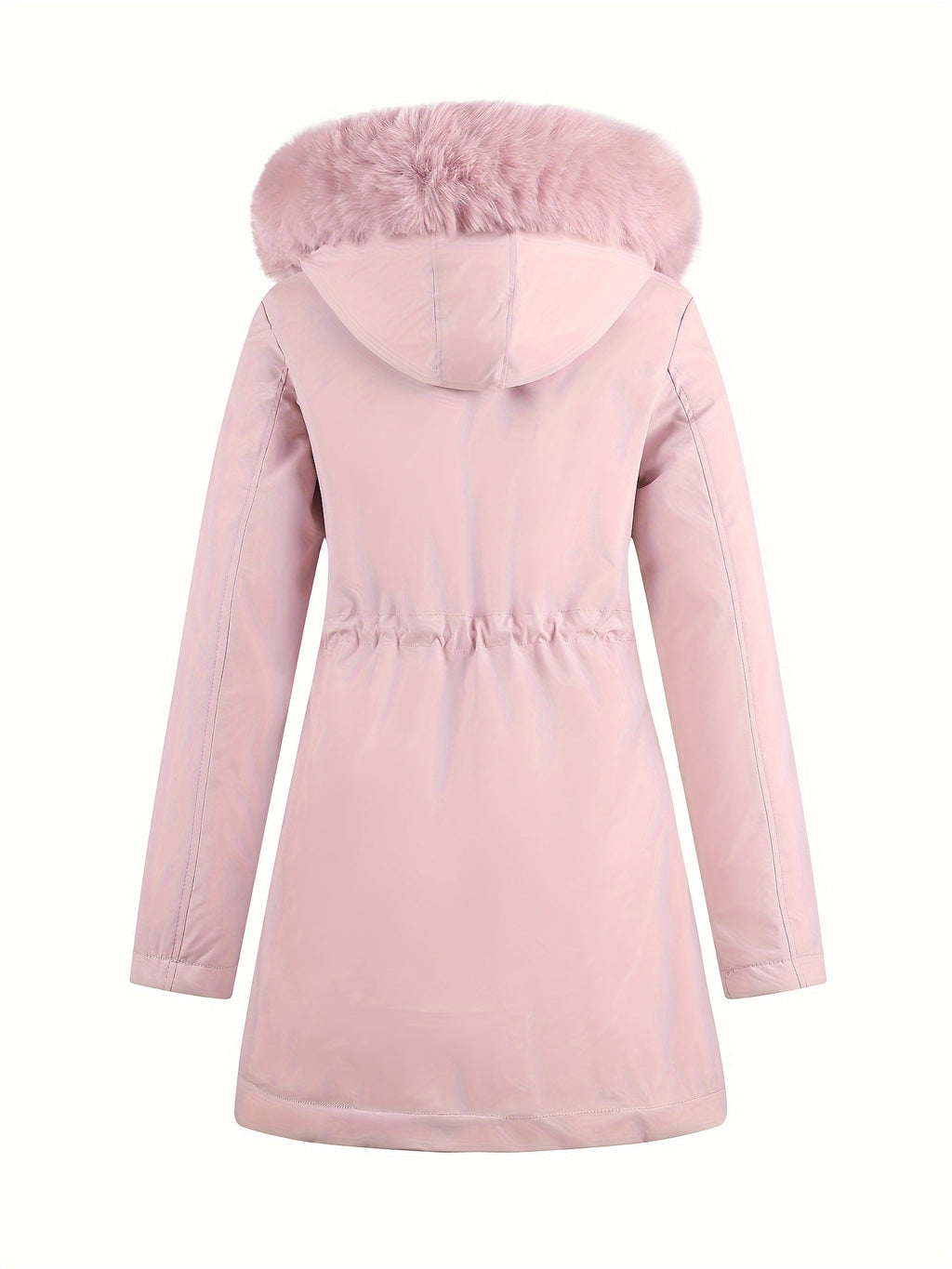 Women's Hooded Fleece | Mid-Long Windproof Coat