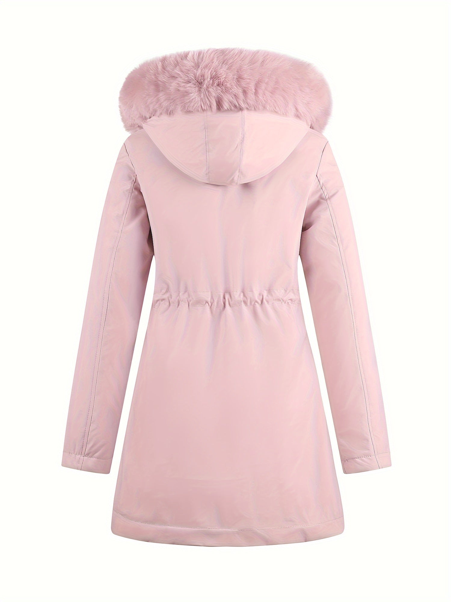 Women's Hooded Fleece | Mid-Long Windproof Coat