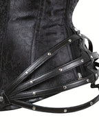 Gothic Halter Women's Vintage Floral Corset