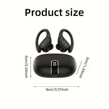 LIFEBEE Secure-Fit Sport Earbuds | ENC Clear Calls, LED Power Display