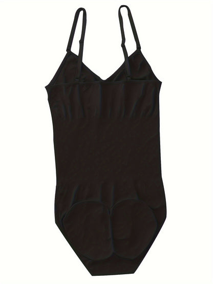 Women's Slimming Bodysuit - Boat Neck Shapewear with Snap Crotch