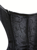 Gothic Halter Women's Vintage Floral Corset