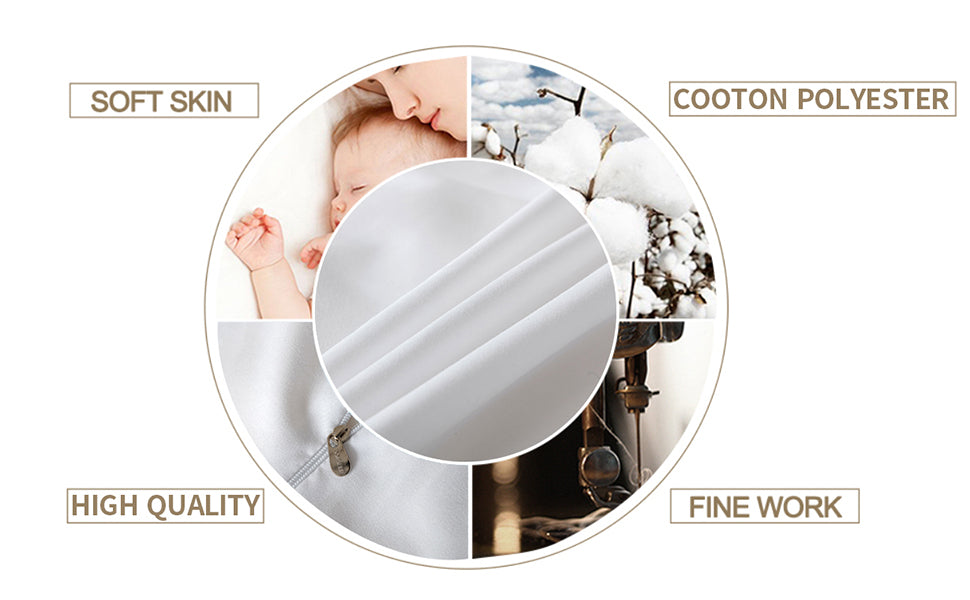 Good Nite  Duvet Cover Set - Soft Microfiber Bedding with Pillowcases, Breathable Quilt Cover