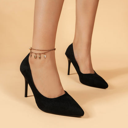 Women's Black Stiletto Pumps