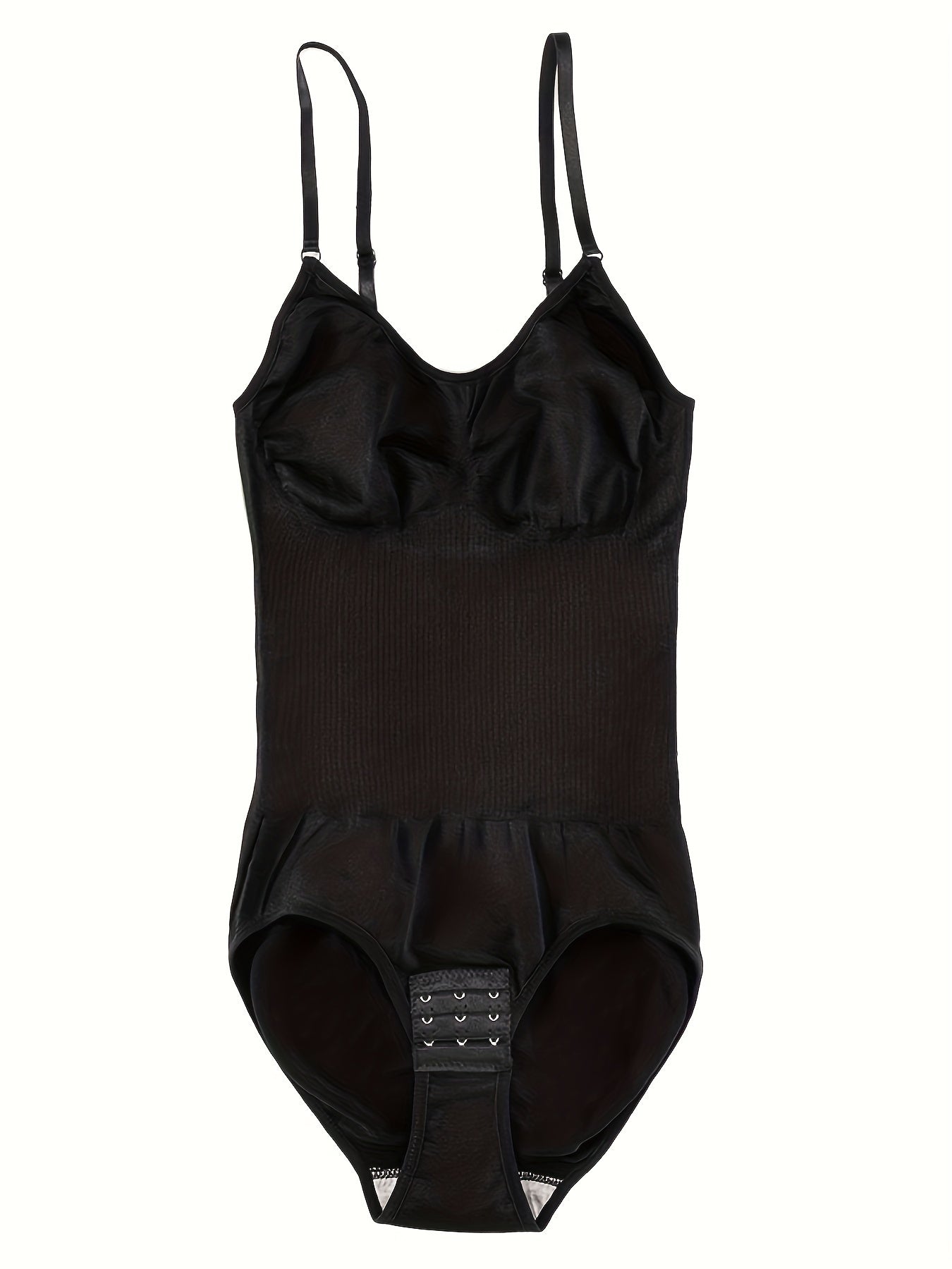 Women's Slimming Bodysuit - Boat Neck Shapewear with Snap Crotch