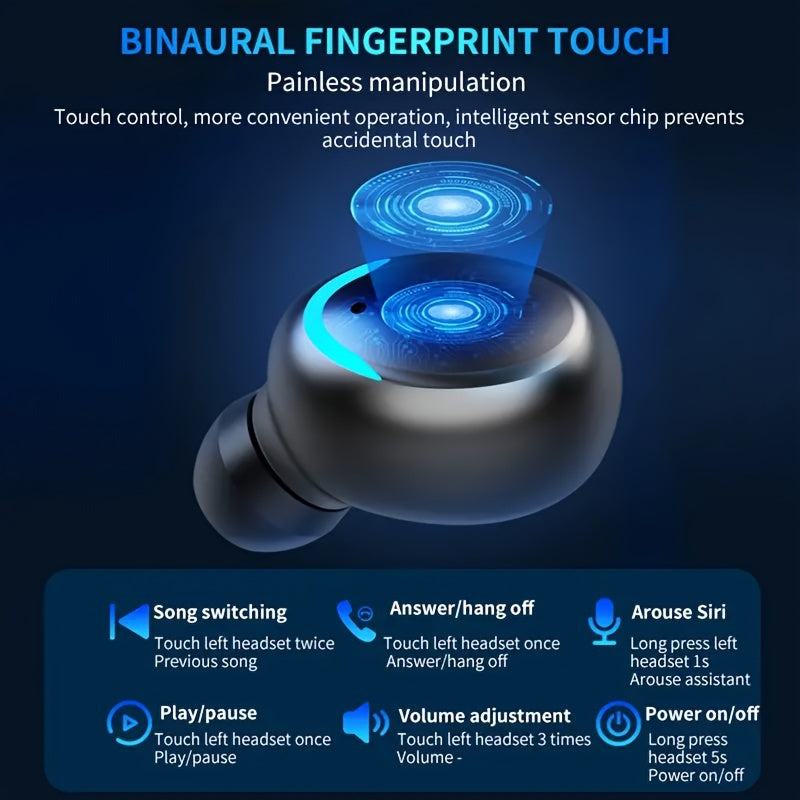 F9 Wireless Earbuds: Hi-Fi Sound for iPhone & Android