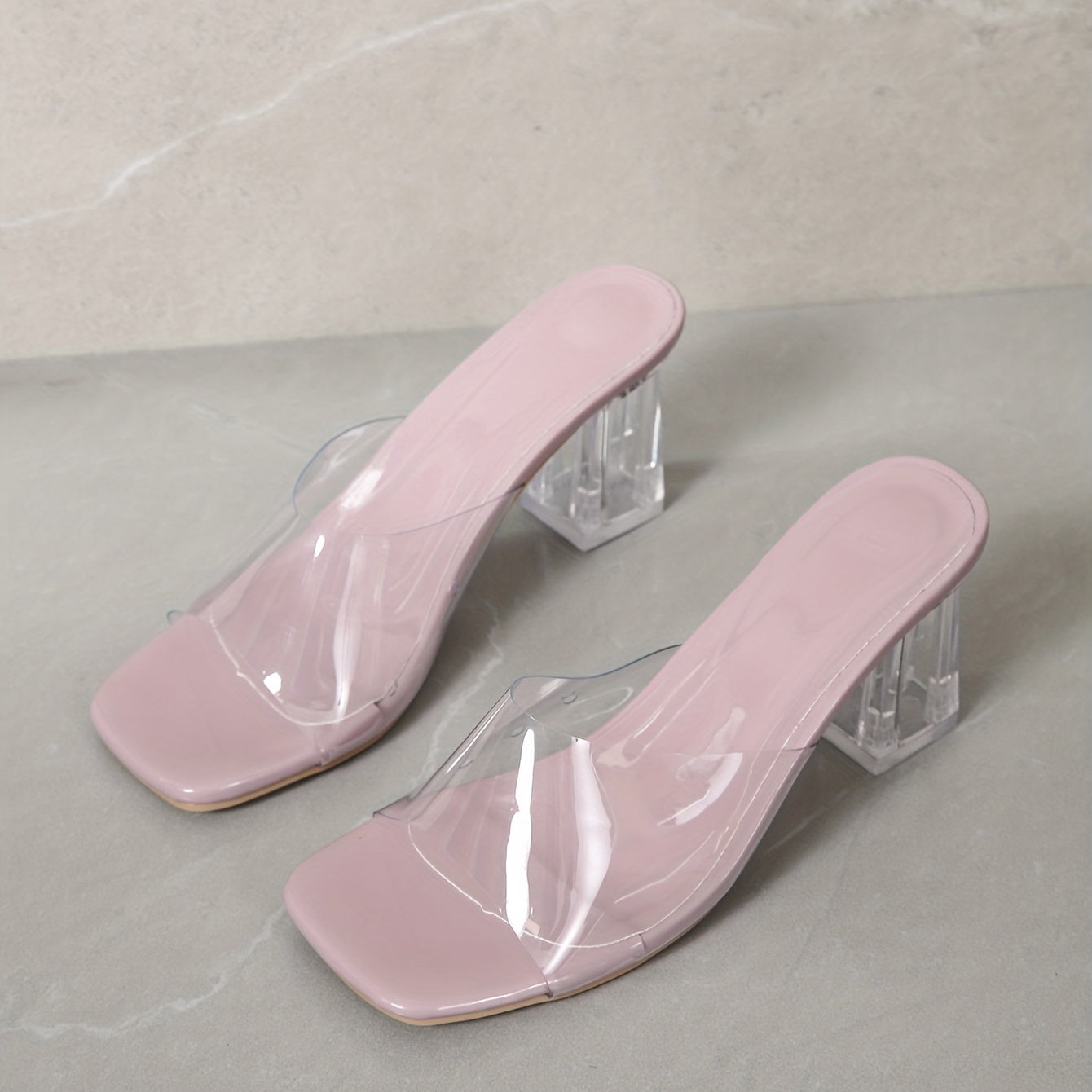 Women's Crystal Chunky Heel Sandals