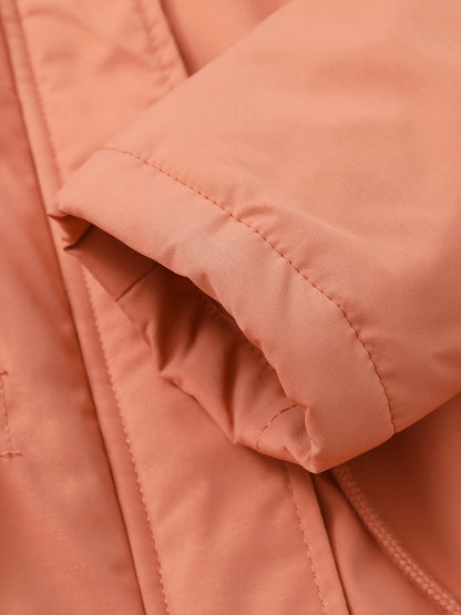 Women's Hooded Fleece | Mid-Long Windproof Coat