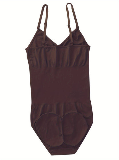 Women's Slimming Bodysuit - Boat Neck Shapewear with Snap Crotch