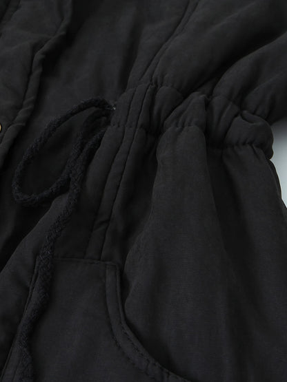 Women heavy duty hooded winter coat