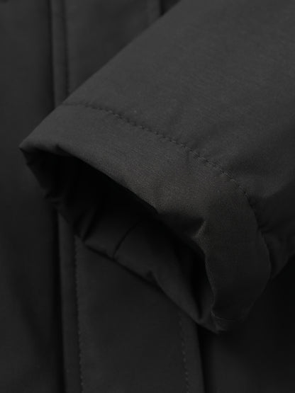 Women's Hooded Fleece | Mid-Long Windproof Coat