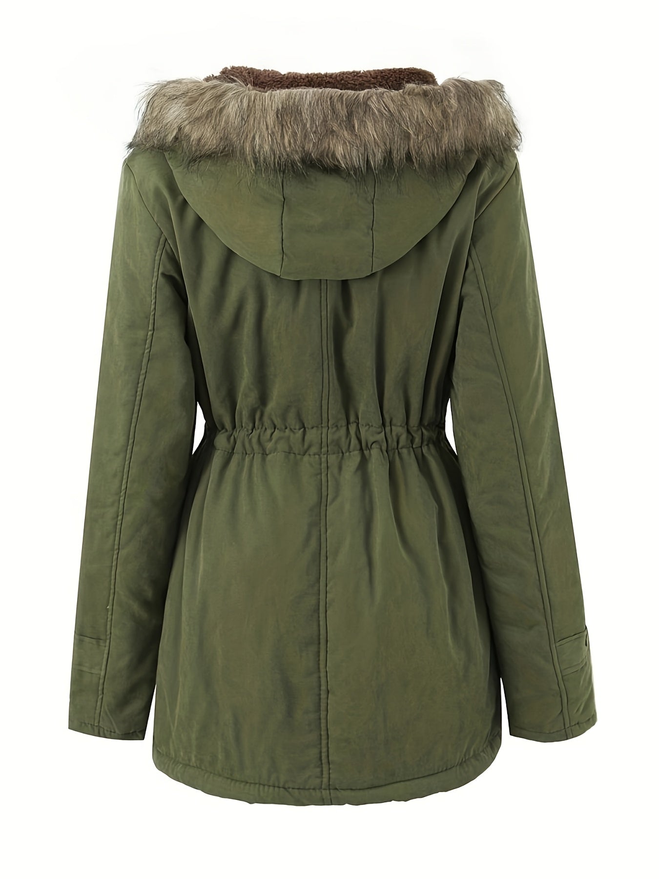 Women heavy duty hooded winter coat