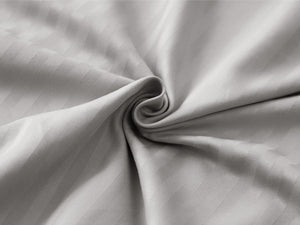 Good Nite King Duvet Cover Set - 200TC Stripe Pattern, Zipper Closure & Corner Ties