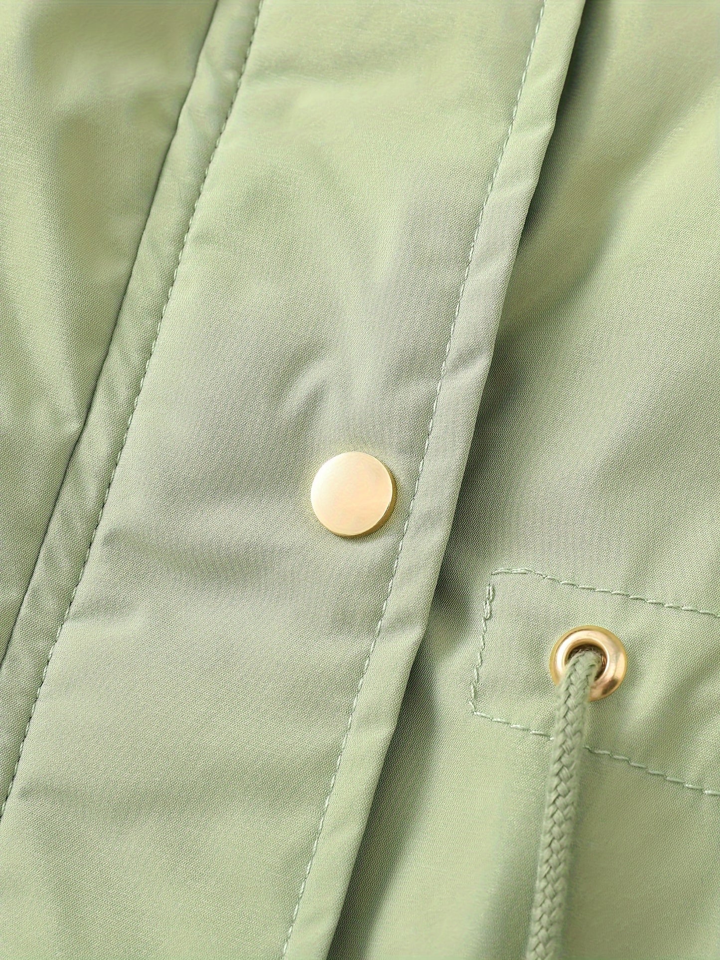 Women's Hooded Fleece | Mid-Long Windproof Coat