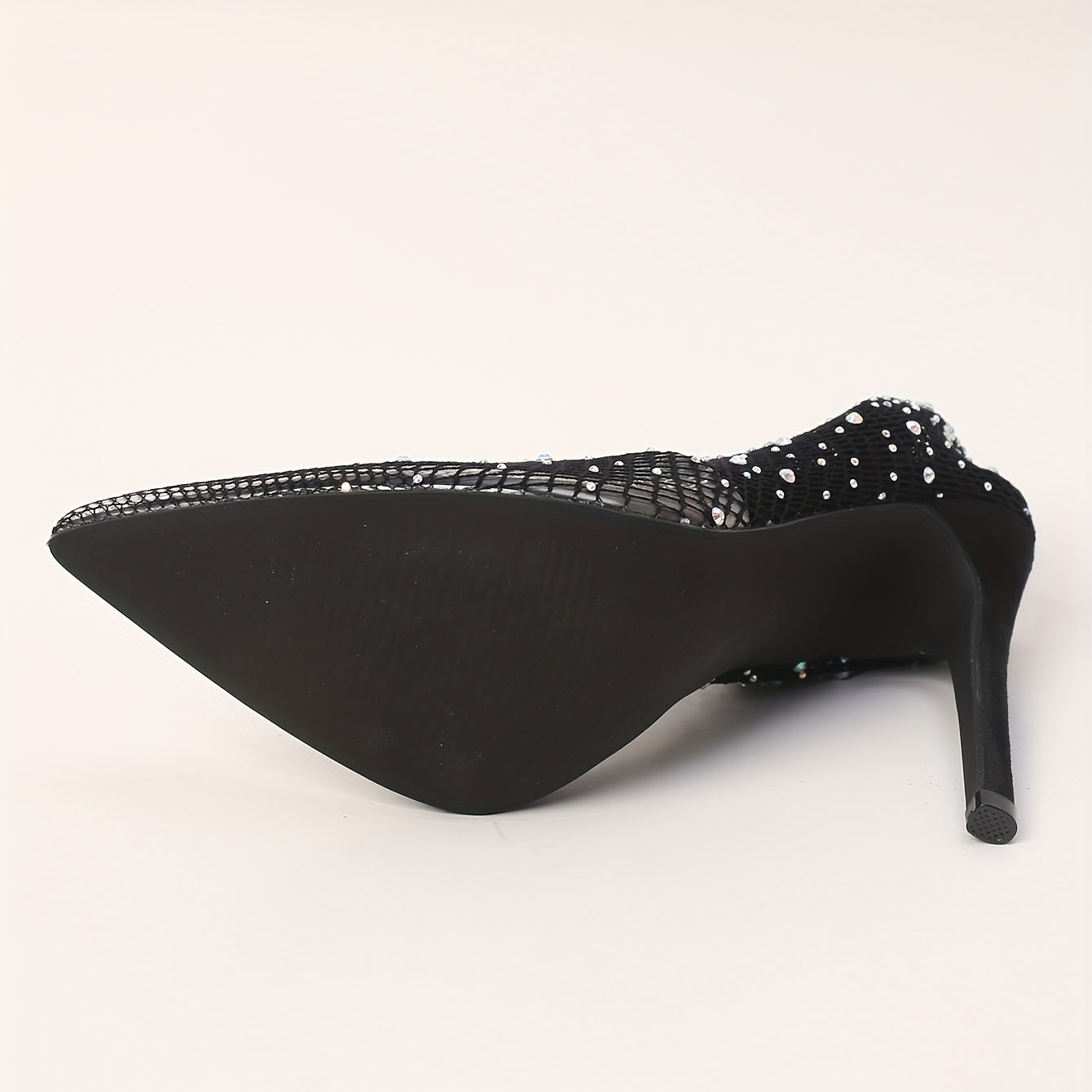 Women's Rhinestone Decor Stiletto Heels