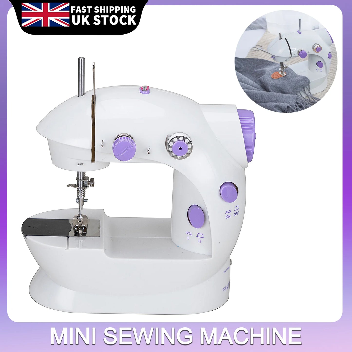 Mini Portable Sewing Machine for Beginners & Quick Repairs