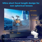 FGRYB Mini Cylinder Projector | Portable 60 ANSI Lumen Projector for Bedroom &amp; Kids