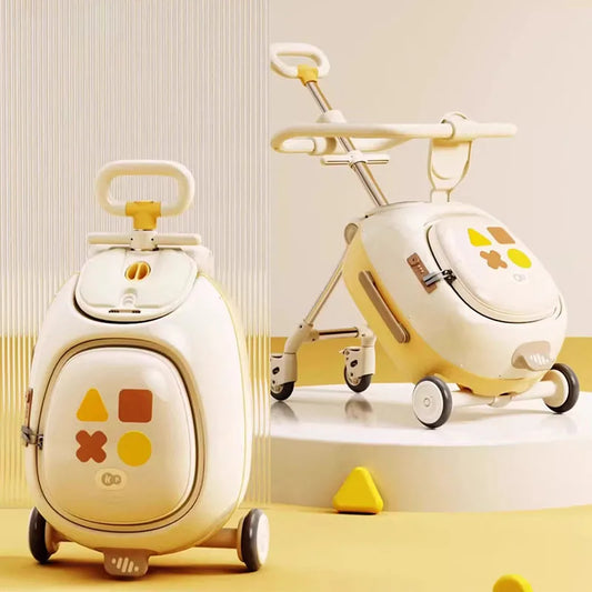 HY10 20-Inch Hardside Kids' Luggage with Spinner Casters