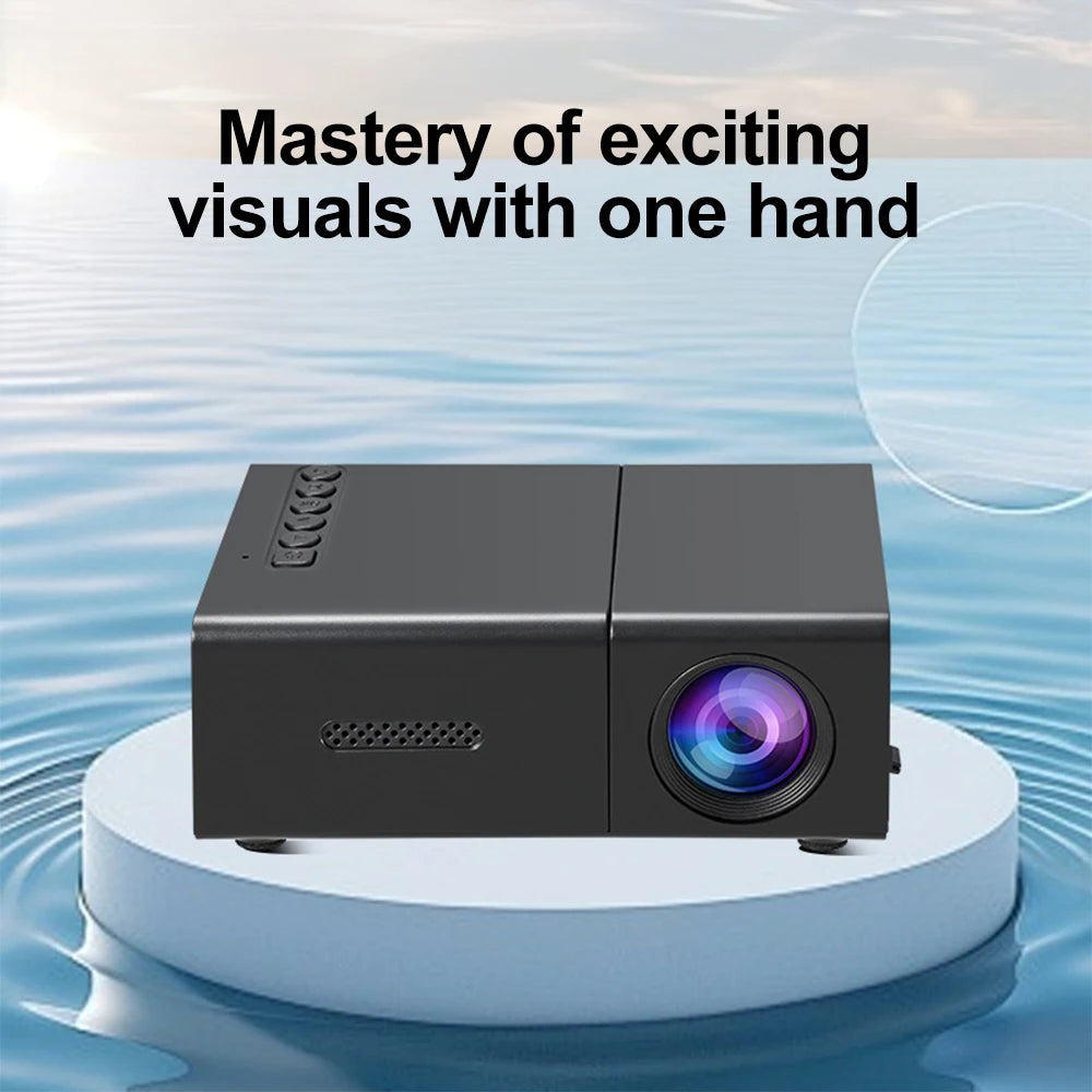 GerTong Portable Cinema: 1080P Android Projector with Battery