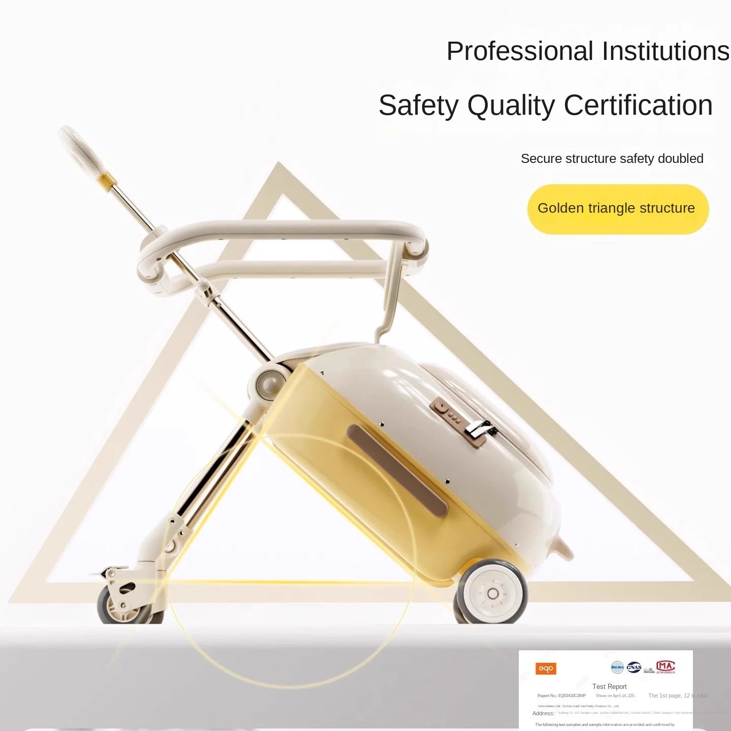 HY10 20-Inch Hardside Kids' Luggage with Spinner Casters