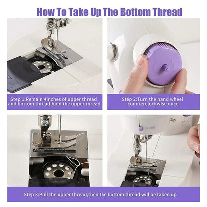 Mini Portable Sewing Machine for Beginners & Quick Repairs