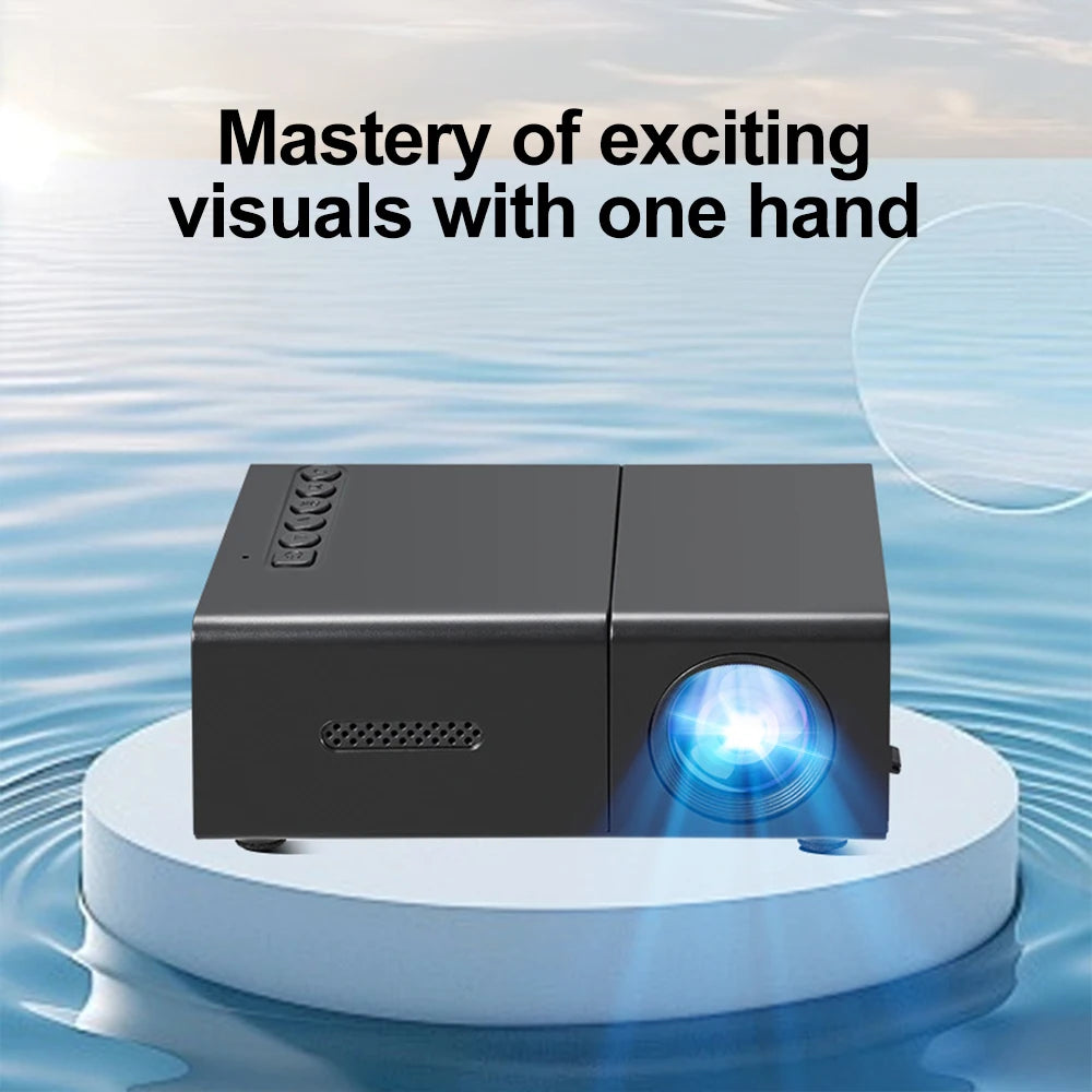 GerTong Portable Cinema: 1080P Android Projector with Battery