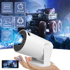 FGRYB Mini Cylinder Projector | Portable 60 ANSI Lumen Projector for Bedroom &amp; Kids