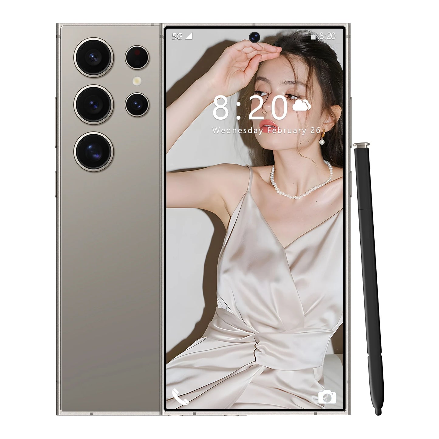 Ultra S24 Global Version Android 16GB+1B Smartphone 6.7 Inch Original Unlock OLED Screen Dual SIM 5G Mobile Phones MTK CDMA