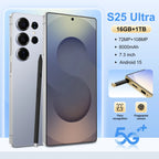 2025 Online Retailer Ultra Original Unlock 7.3 Inch 12GB+512GB Android 5G Smartphone S25 8000mAh S-Pen 4G 5G WIFI Mobile Phones