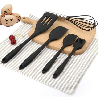 SYX 5-Piece Customizable Silicone Spatula Set