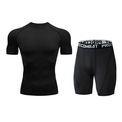 Men's Performance Sportswear Set (Short Sleeve Shirt & Shorts)