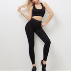 Racerback Sports Bra & Butt-Lifting Shorts Set