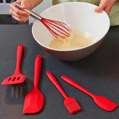 SYX 5-Piece Customizable Silicone Spatula Set