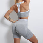 Racerback Sports Bra & Butt-Lifting Shorts Set