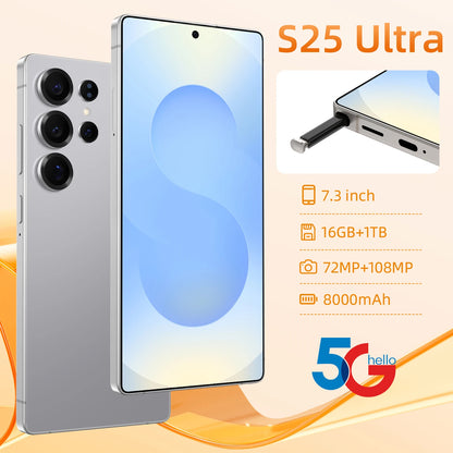 S25 Ultra Original Unlock 6.9 Inch 12GB+512GB Android 5G Smartphone 5000mAh S-Pen 4G 5G WIFI Mobile Phones