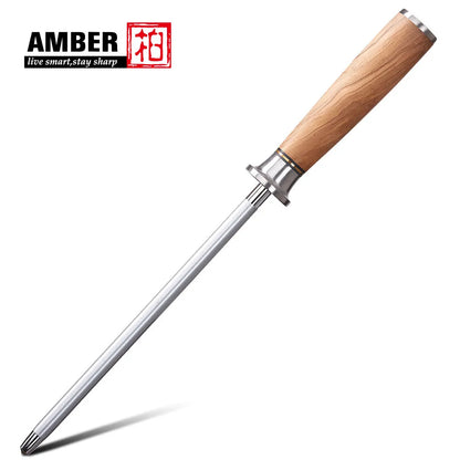 11-Piece Damascus Steel Kitchen Knife Set with Olive Wood Handles