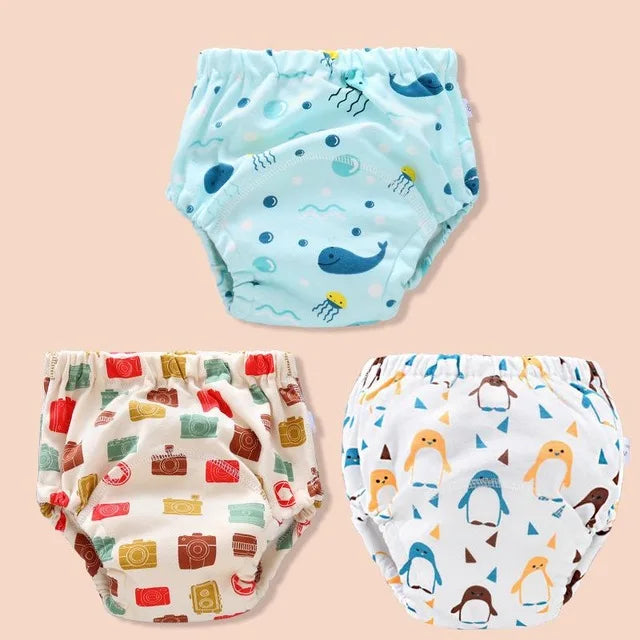 Baby Reusable Diapers Panties Potty Training Pants For Children