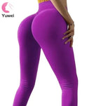 Women's High-Waist Seamless Leggings - Butt Lifting & Push-Up Yoga Pants