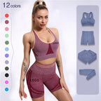 Racerback Sports Bra & Butt-Lifting Shorts Set